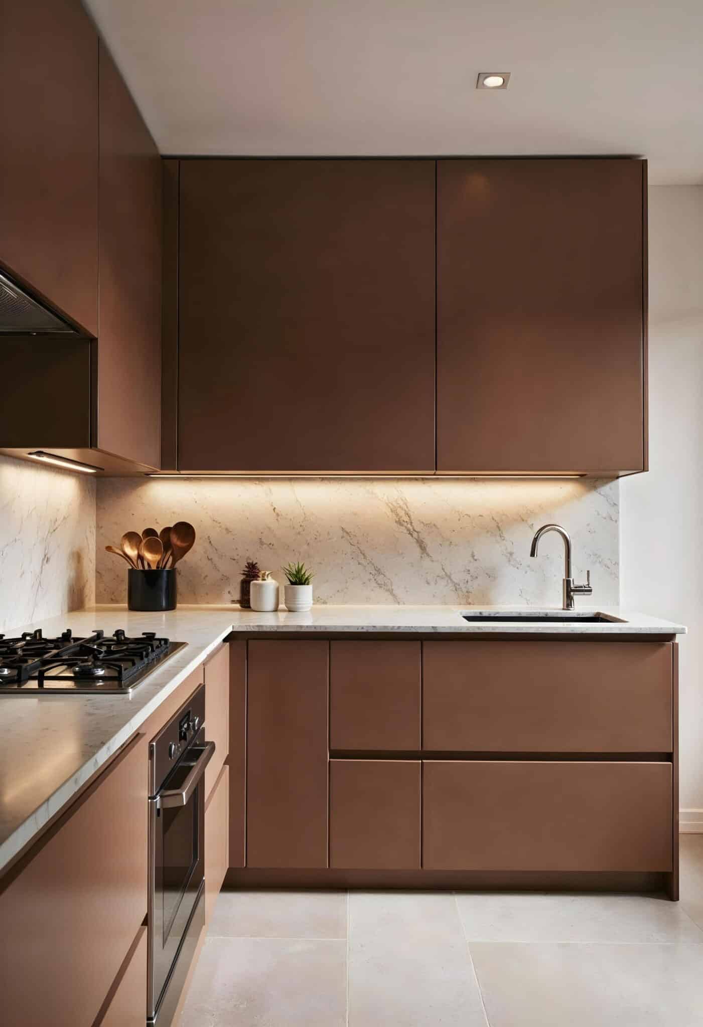 Cuisine rénovée avec finitions soignées - cuisine salle de bain Sotteville-lès-Rouen MB Renov