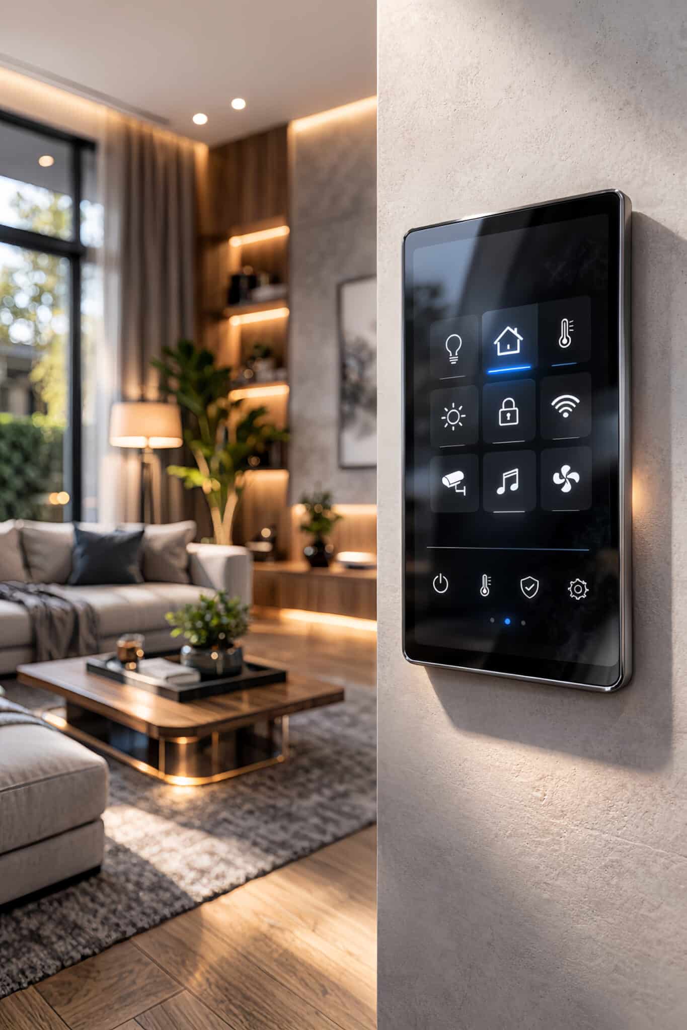 Panneau domotique maison connectée - électricien Sotteville-lès-Rouen MB Renov